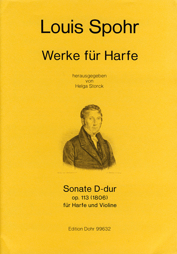 Sonate D-Dur op.113 für Harfe und  Violine  