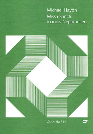 Missa sancti Joannis Nepomuceni  MH182 für Chor und Orchester  Partitur