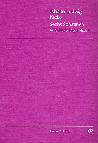 6 Sonatinen  für Cembalo (Orgel, Klavier)  
