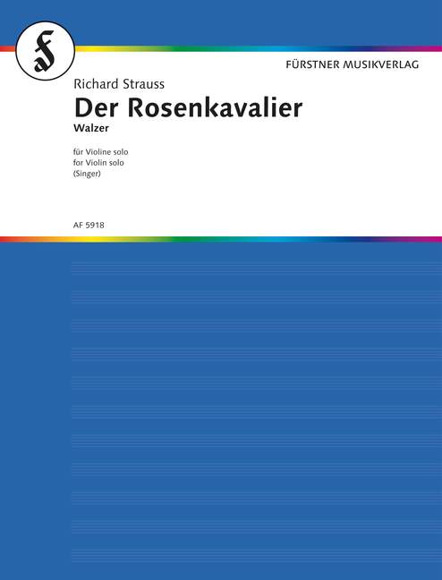 Der Rosenkavalier Walzer op. 59  für Violine solo  