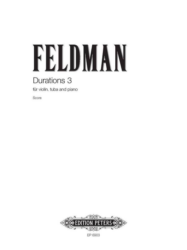 Durations 3&nbsp;&nbsp;für Violine, Tuba und Klavier&nbsp;&nbsp;
