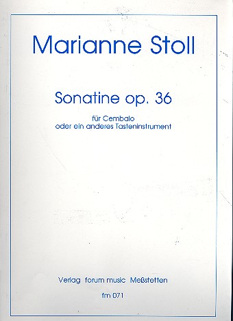 Sonatine op.36 für Cembalo  oder anderes Tasteninstrument  