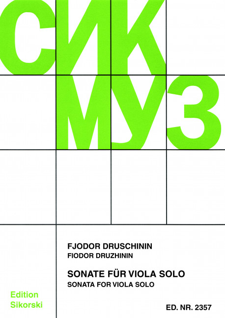 Sonate &nbsp;&nbsp;für Viola solo&nbsp;&nbsp;