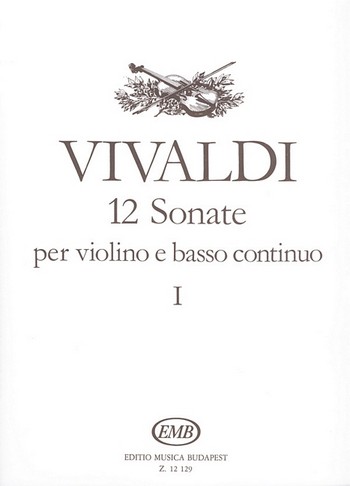 12 Sonate Band 1 (Nr.1-6)  per violino e bc  