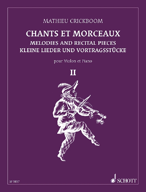 Chants et morceaux vol.2  pour violon et piano  
