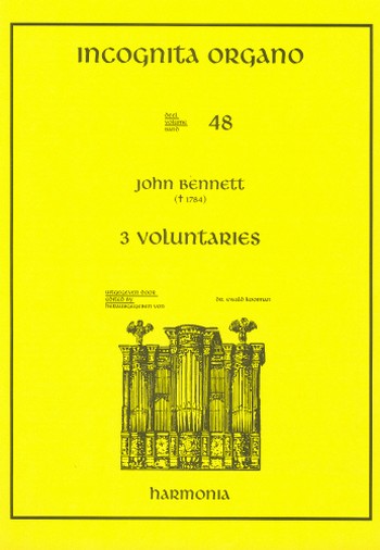 3 VOLUNTARIES FOR ORGAN  INCOGNITA ORGANO 48  KOOIMAN, E., ED.