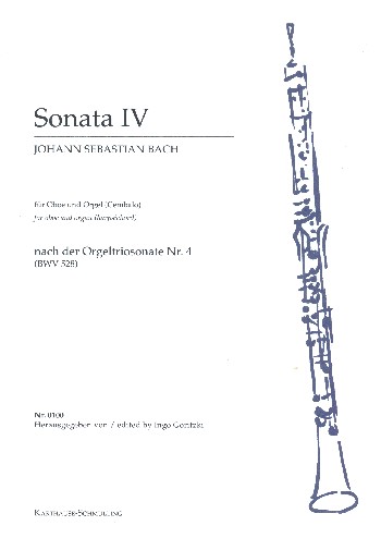 Sonate Nr.4 nach der Orgeltriosonate BWV528&nbsp;&nbsp;für Oboe d'amore und Orgel (Cembalo)&nbsp;&nbsp;