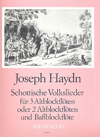Schottische Volkslieder&nbsp;&nbsp;für 3 Blockflöten (AAA oder AAB)&nbsp;&nbsp;Partitur und Stimmen