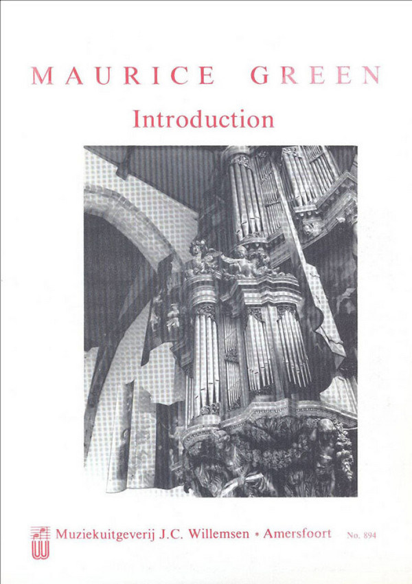 INTRODUCTION FUER ORGEL&nbsp;&nbsp;ESSEN, T. VAN, ARR.&nbsp;&nbsp;