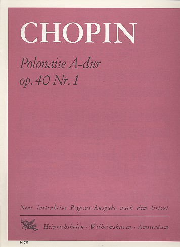 POLONAISE A-DUR OP.40,1 FUER&nbsp;&nbsp;KLAVIER&nbsp;&nbsp;