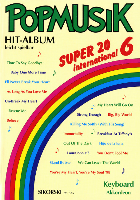 Popmusik Hit-Album Super 20:&nbsp;&nbsp;International 6&nbsp;&nbsp;