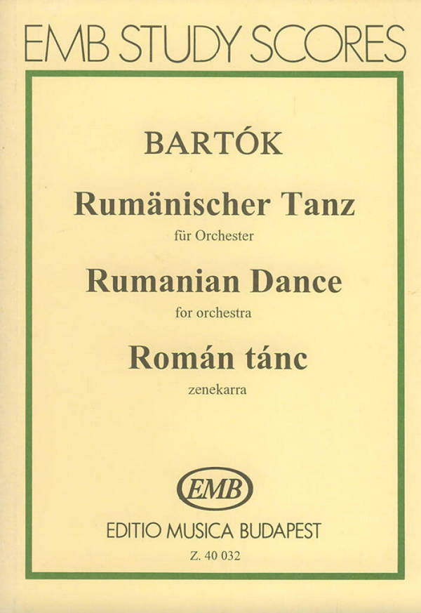 Rmänischer Tanz&nbsp;&nbsp;für Orchester&nbsp;&nbsp;Studienpartitur