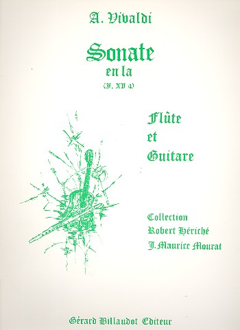 Sonate la majeur F.XV:4&nbsp;&nbsp;pour flûte et guitare&nbsp;&nbsp;