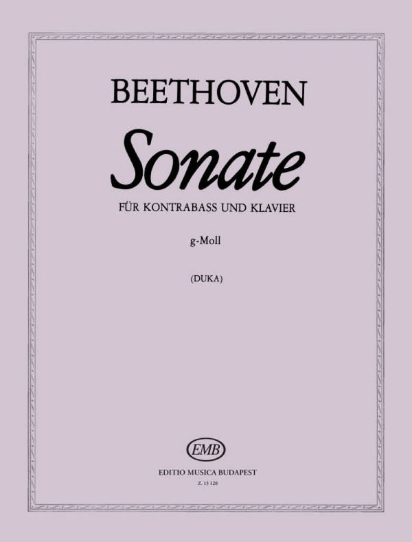 Sonate g-Moll&nbsp;&nbsp;für Kontrabass und klavier&nbsp;&nbsp;