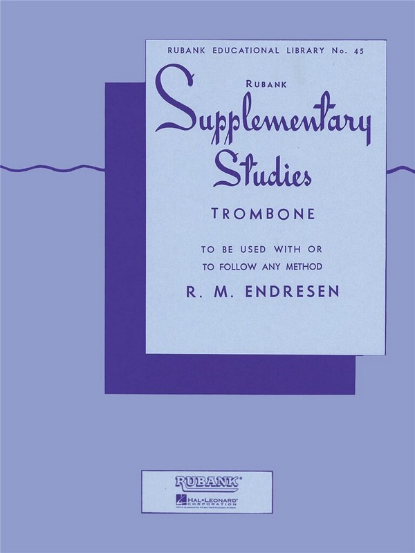 Supplementary Studies for trombone&nbsp;&nbsp;(bass clef)&nbsp;&nbsp;