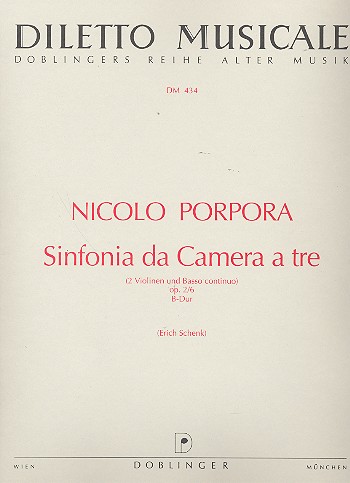 Sinfonia da camera a tre B-Dur  op.2,6 für 2 Violinen und Bc  