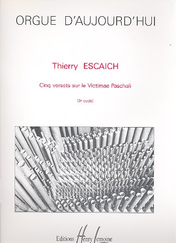 5 versets sur le victimae paschali&nbsp;&nbsp;pour orgue&nbsp;&nbsp;