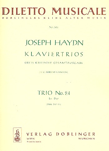 Klaviertrio Es-Dur Nr.24 Hob.XV:11&nbsp;&nbsp;für Violine, Violoncello und Klavier&nbsp;&nbsp;