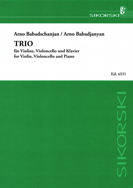 Klaviertrio (1952)  für Violine, Violoncello und Klavier  Stimmen-Set