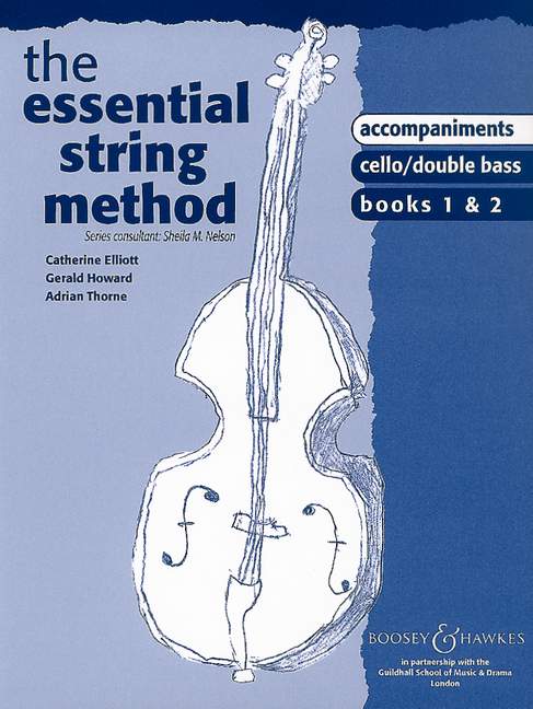 The essential String Method vol.1/2&nbsp;&nbsp;for violoncello/bass&nbsp;&nbsp;piano accompaniments