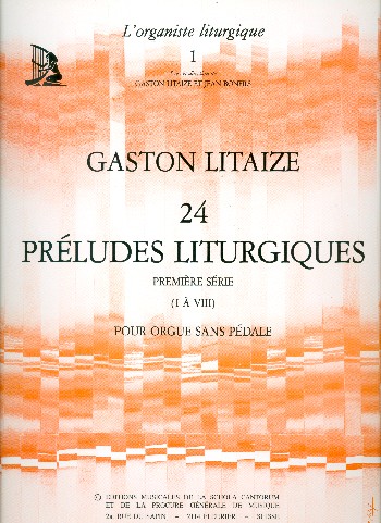 24 preludes liturgiques vols.1-3 (set)&nbsp;&nbsp;pour orgue&nbsp;&nbsp;3tomes (Set)