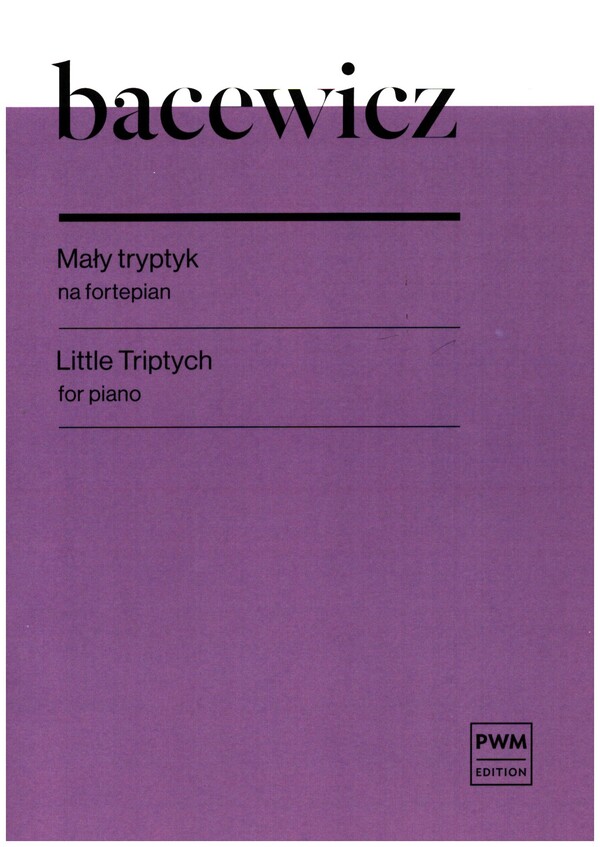 Little Triptych&nbsp;&nbsp;for piano&nbsp;&nbsp;