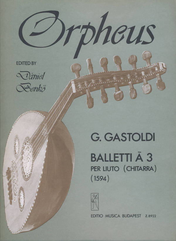 Balletti à 3 für Laute (Gitarre)  Tabulatur und Noten  orpheus