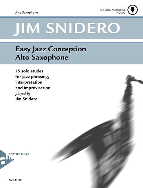 Easy Jazz Conception (+Online-Audio)&nbsp;&nbsp;for alto saxophone&nbsp;&nbsp;