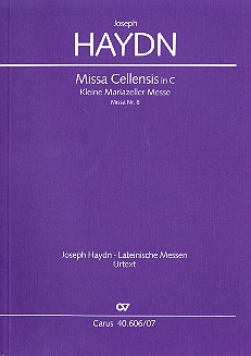 Missa Cellensis C-Dur Hob.XXII:8&nbsp;&nbsp;für Soli, gem Chor und Orchester&nbsp;&nbsp;Studienpartitur (la)