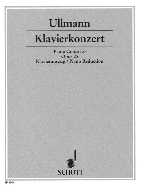 Klavierkonzert op. 25  für Klavier und Orchester  Klavierauszug - für 2 Klaviere