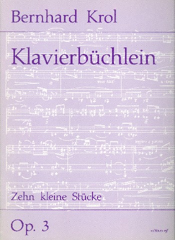 Klavierbüchlein op.3&nbsp;&nbsp;10 kleine Stücke&nbsp;&nbsp;