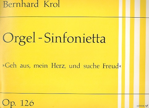 Orgel-Sinfonietta op.126&nbsp;&nbsp;für Orgel&nbsp;&nbsp;