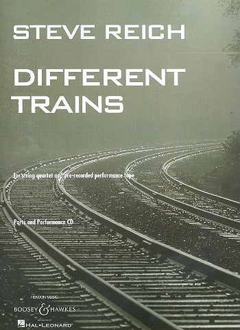 Different Trains  (+ CD)  für Streichquartett  