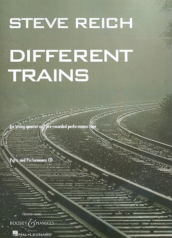 Different Trains  (+CD)  für Streichquartett  parts