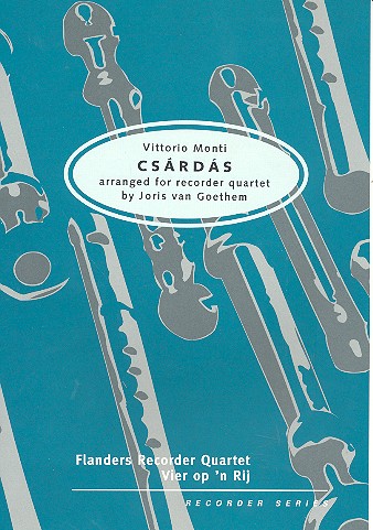 Czardas  for 4 recorders (SATB)  score and parts