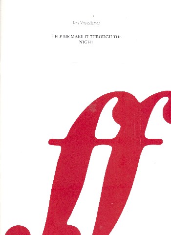 Help me make it through the Night:&nbsp;&nbsp;Einzelausgabe&nbsp;&nbsp;