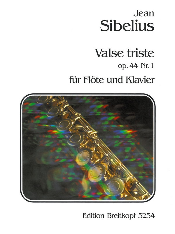 Valse Triste op.44,1&nbsp;&nbsp;für Flöte und Klavier&nbsp;&nbsp;