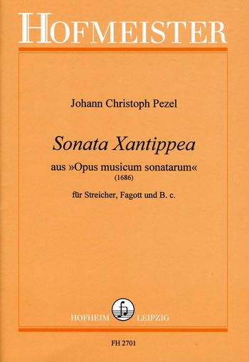 Sonata xantippea für Fagott, Streicher und Bc  Partitur und Stimmen  