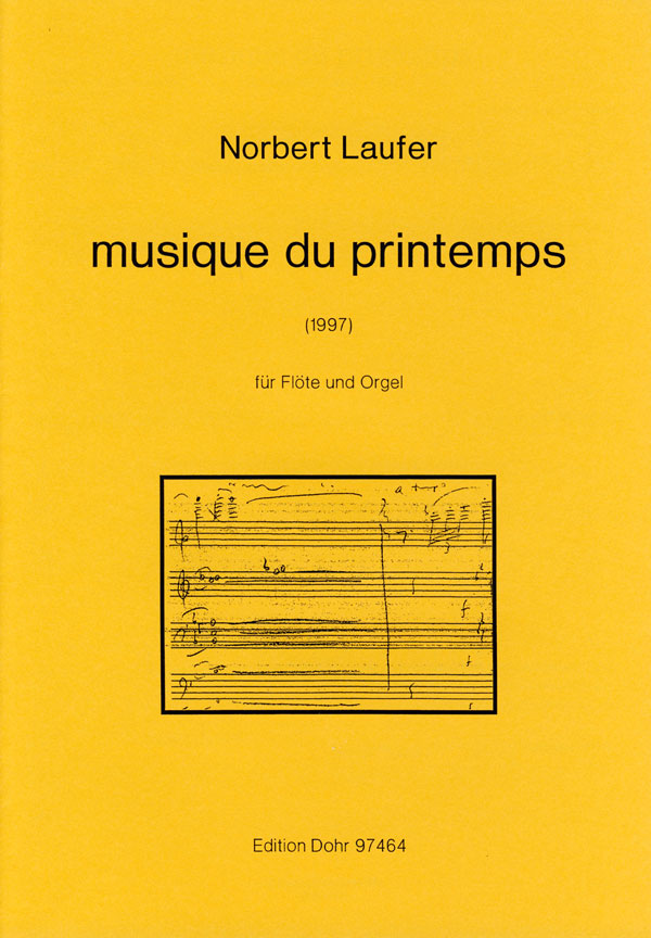 MUSIQUE DU PRINTEMPS FUER FLOETE  UND ORGEL (1997)  