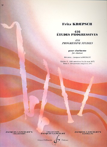 416 études progressives vol.2  183 études pour clarinette  
