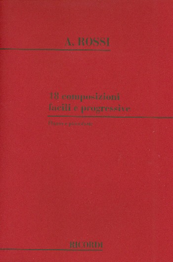 18 leichte Kompositionen mit  zunehmendem Schwierigkeitsgrad  für Flöte und Klavier