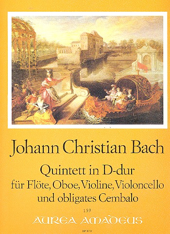 Quintett D-Dur op.22,1   für Flöte, Oboe, Violine, Violoncello und obligates Cembalo  