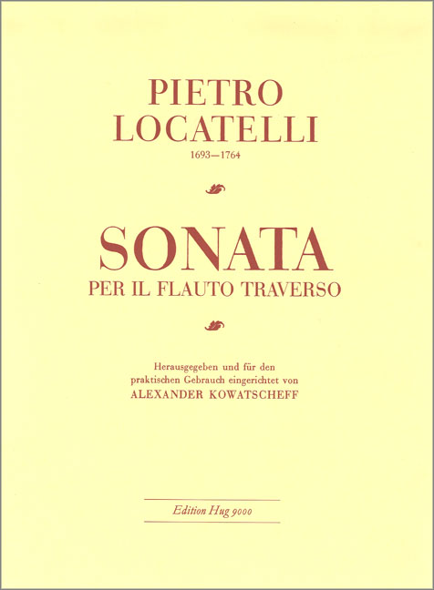 SONATE FUER FLOETE UND BC&nbsp;&nbsp;KOWATSCHEFF, ALEXANDER, ED&nbsp;&nbsp;