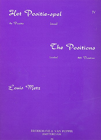 Het positie-spel vol.4  voor viool (4. positie)  