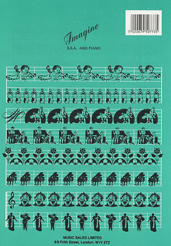 Imagine for female chorus and piano&nbsp;&nbsp;score&nbsp;&nbsp;