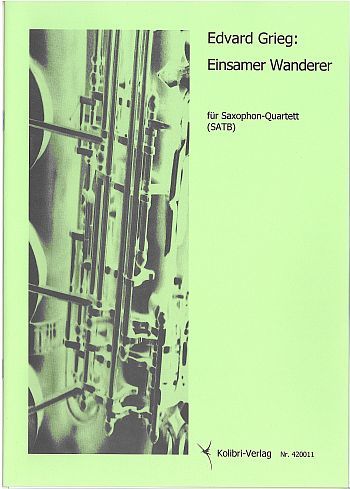Einsamer Wanderer  für 4 Saxophone (SATB)  