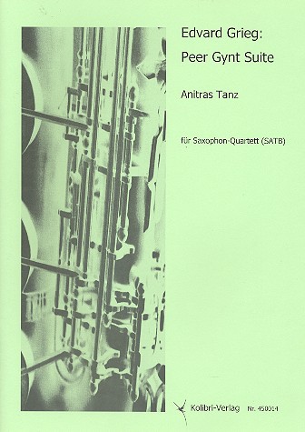 Anitras Tanz für 4 Saxophone (SATB)    