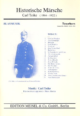 Historische Märsche  für Blasorchester  Tenorhorn