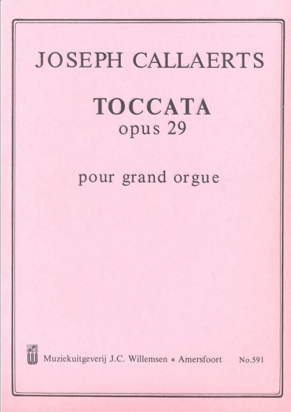 Toccata op.29 pour grand orgue&nbsp;&nbsp;&nbsp;&nbsp;