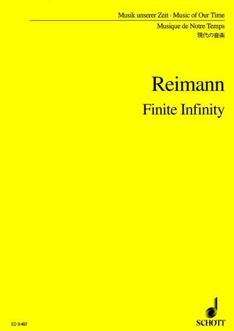 Finite Infinity&nbsp;&nbsp;für Sopran und Orchester&nbsp;&nbsp;Studienpartitur